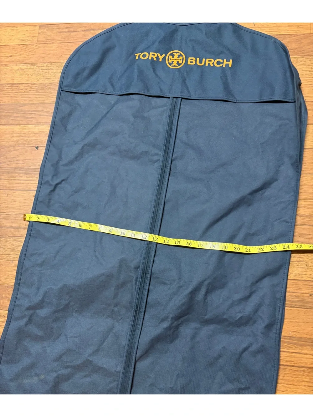 Tory Burch Navy Blue Skirt Garment Bag with Logo